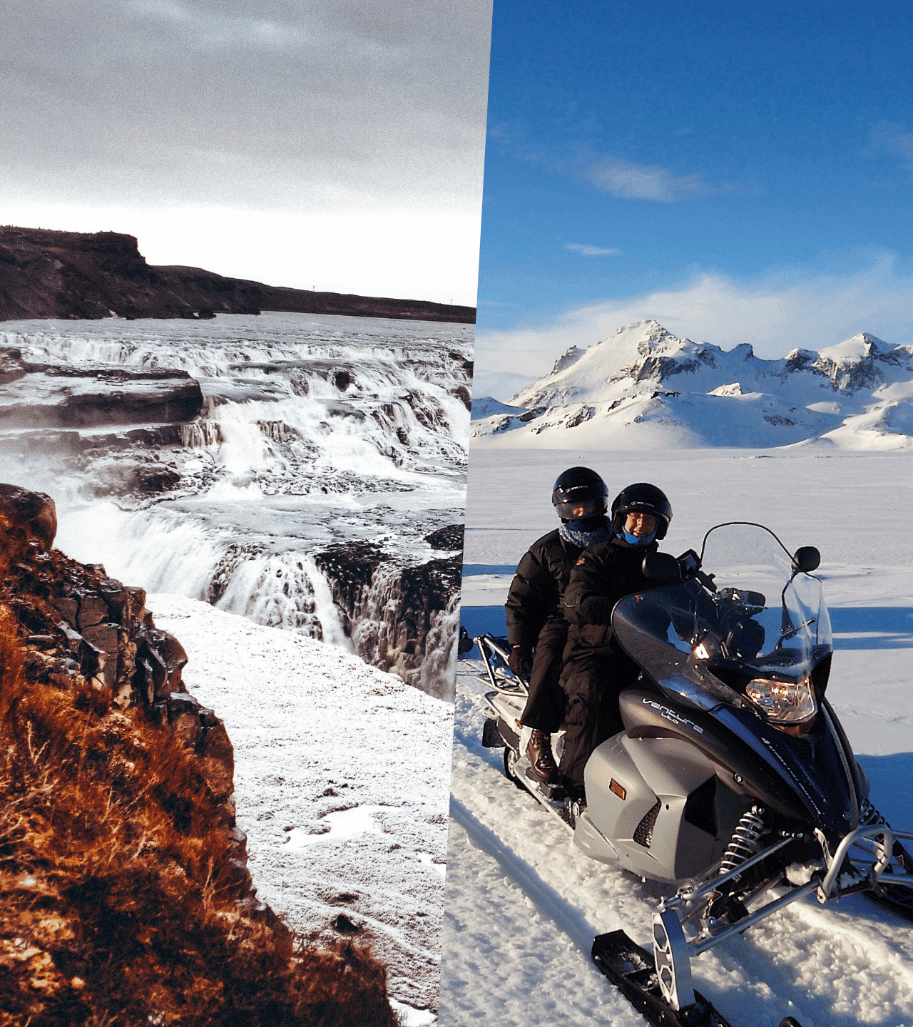 iceland golden circle tour with snowmobile