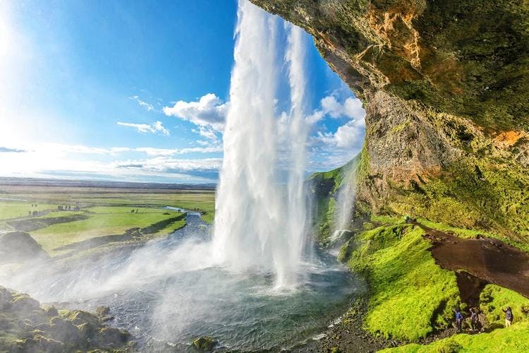 Seljalandsfoss Waterfall in South Coast Iceland