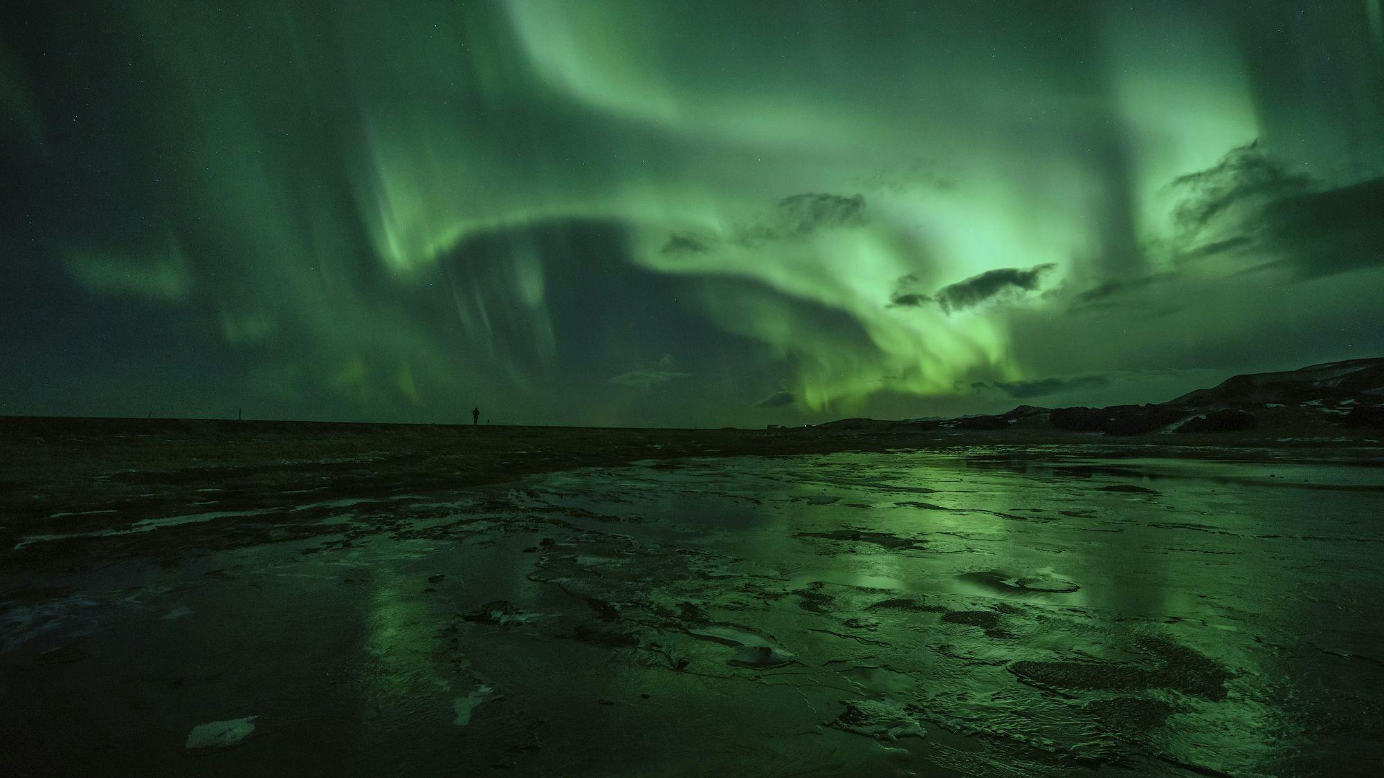 Northern Lights in Iceland Winter